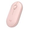 logitech pebble m350 optisk tradlos pink