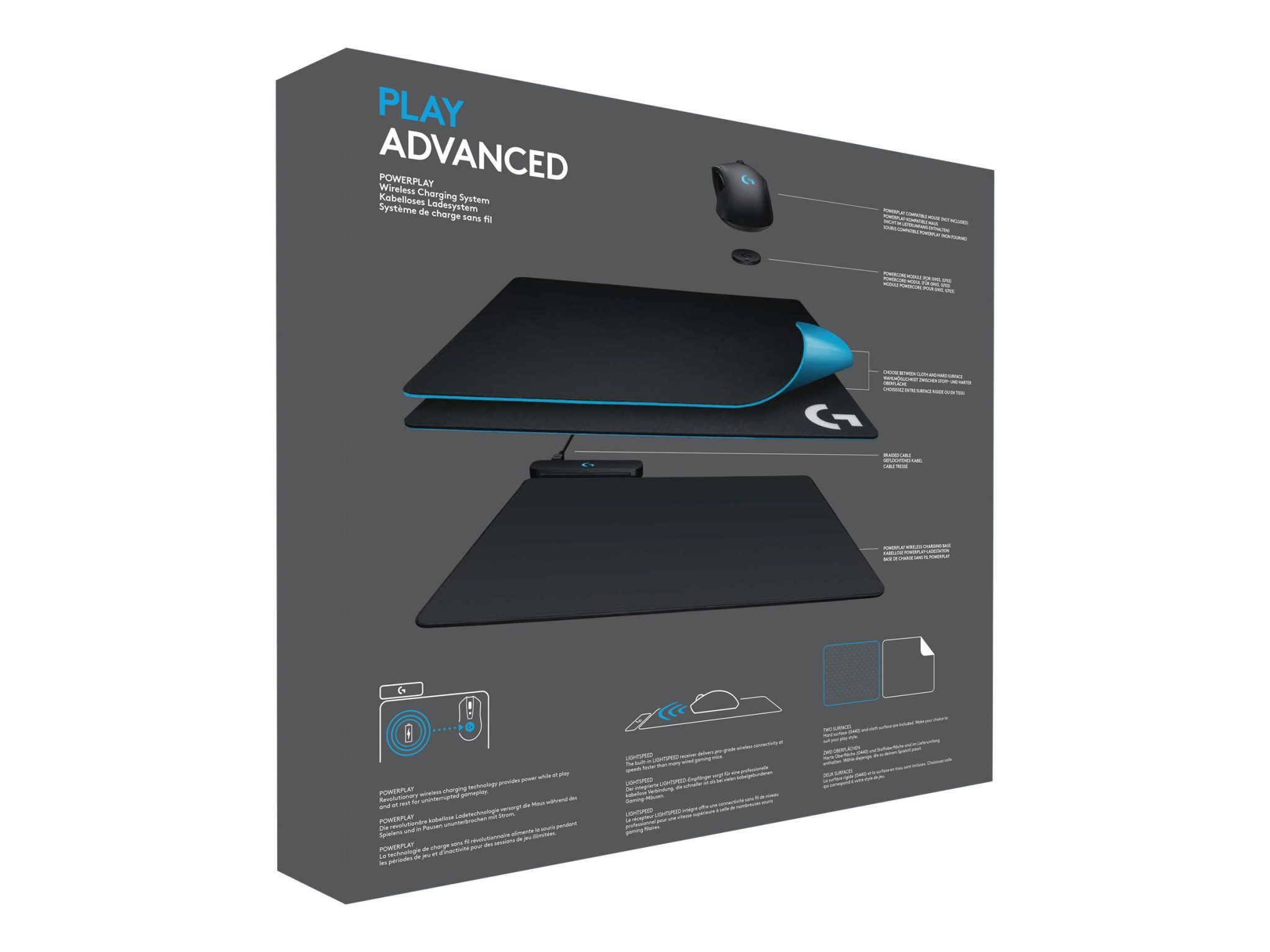Logitech Powerplay Mat Logitech G PowerPlay - Musmatta och Trådlös Laddare - Köp hos ...