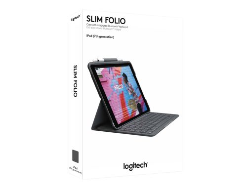 logitech slim folio tastatur og folio kasse saks tradlos pan nordic 3