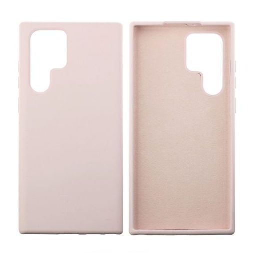 samsung galaxy s22 ultra skal silikon sand rosa rvelon