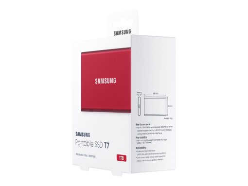 samsung portable ssd t7 ssd mu pc1t0r 1tb usb 32 gen 2 7