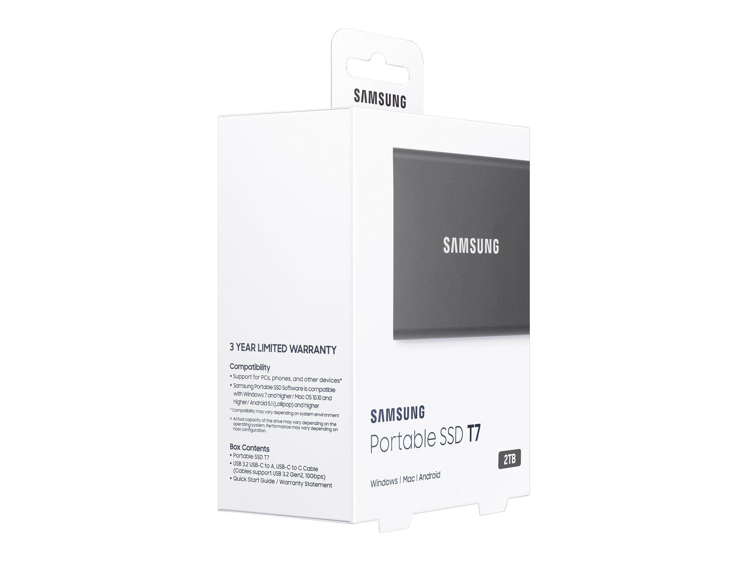 Samsung(サムスン) Samsung Portable SSD T7 2TB ポータブルSSD