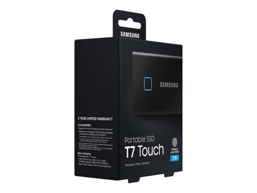 samsung portable ssd t7 touch ssd mu pc1t0k 1tb usb 32 gen 2 7