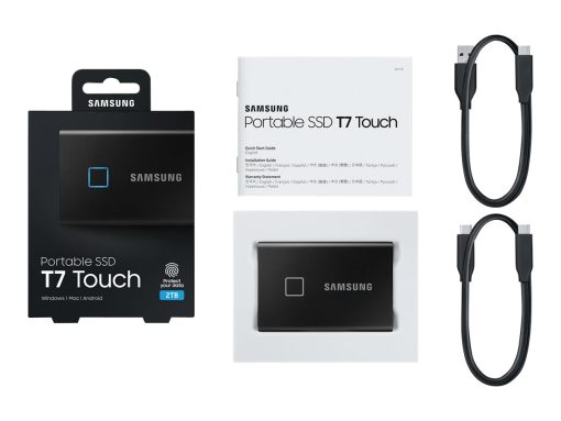 samsung portable ssd t7 touch ssd mu pc2t0k 2tb usb 32 gen 2 9