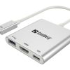 sandberg usb c hdmi usb dockingstation