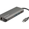 startechcom usb c multiport adapter usb type c travel dock to 4k hdmi 3x