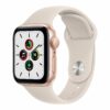 apple watch se gps 40 mm beige guld smart ur