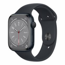 apple watch series 8 gps 45 mm sort smart ur
