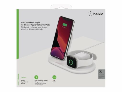 belkin boost charge tradlos opladningsstander 75watt 16