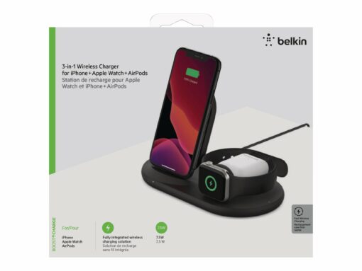 belkin boost charge tradlos opladningsstander 75watt 7