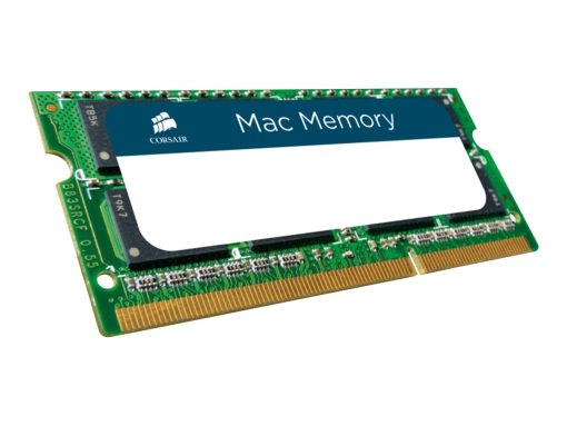 corsair mac memory ddr3 8gb 1600mhz cl11 ikke ecc so dimm 204 pin