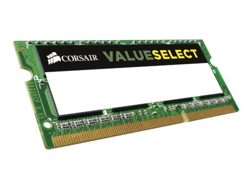 corsair value select ddr3l 8gb 1600mhz cl11 ikke ecc so dimm 204 pin