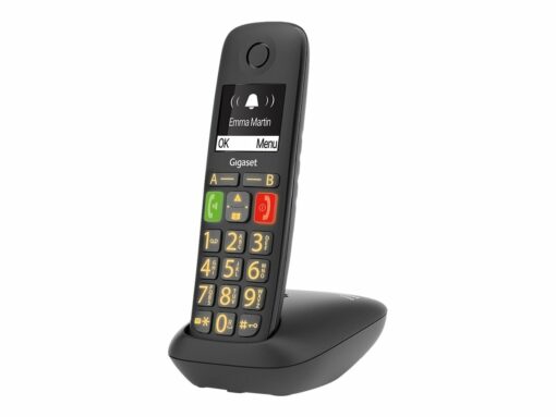 gigaset e290 duo tradlos telefon ingen nummervisning sort 2