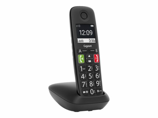 gigaset e290 duo tradlos telefon ingen nummervisning sort 3