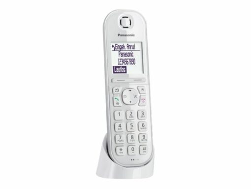panasonic kx tgq200 tradlos digitaltelefon ingen nummervisning hvid 2