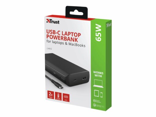 trust laro powerbank 20000mah sort 6