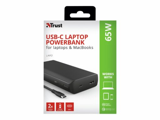 trust laro powerbank 20000mah sort 7