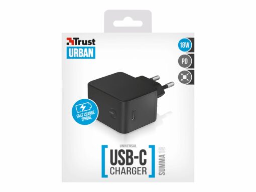 trust summa usb c lader pd 18w 4