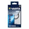 varta tradlos opladningspude power bank 10000mah gra hvid 1