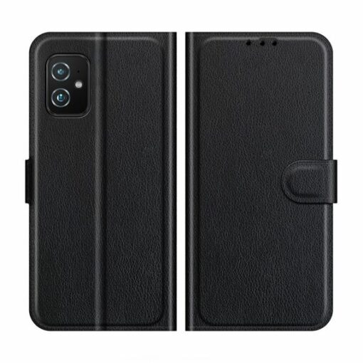 asus zenfone 8 5g planboksfodral med stativ svart