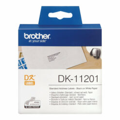 brother dk 11201 adresseetiketter 29 x 90 mm 400etikette r