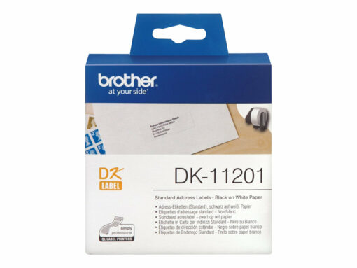 brother dk 11201 adresseetiketter 29 x 90 mm 400etikette r