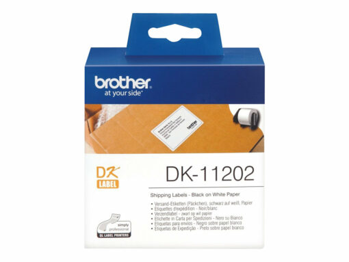 brother dk 11202 shipping etiketter 62 x 100 mm 300etikette r