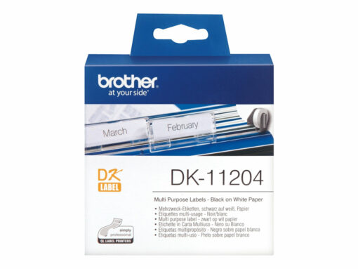 brother dk 11204 etiketter til flere formal 17 x 54 mm 400etikette r