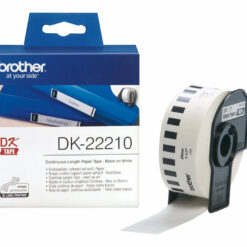 brother dk 22210 etiketter 2 9 cm x 30 5 m 1