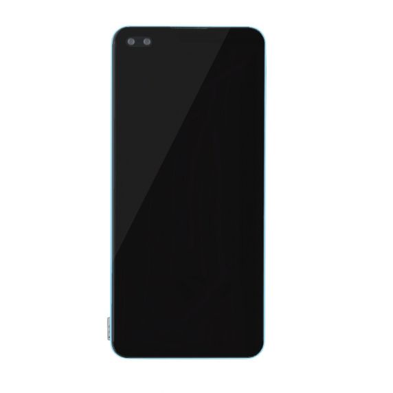 byta lcd skarm med oem ram original till oneplus nord blue