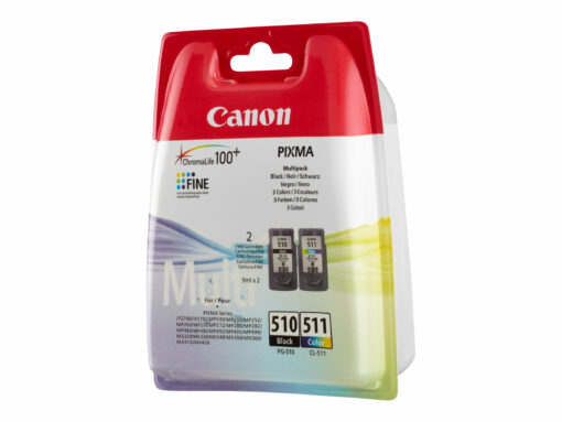 canon pg 510 cl 511 multi pack sort farve cyan magenta gul 300 sider