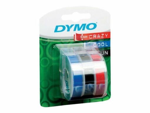 dymo 3d fremhaevningstape 0 9 cm x 3 m 3rulle r 1