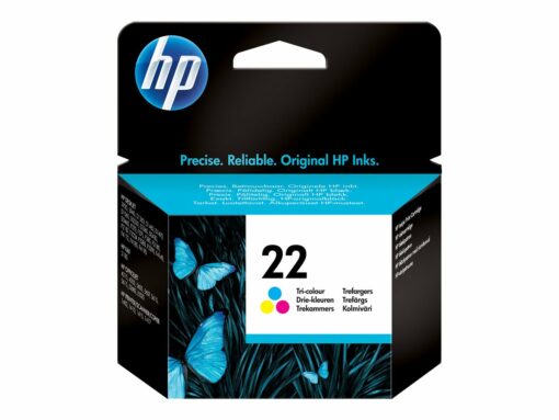 hp 22 farve cyan magenta gul 138 sider