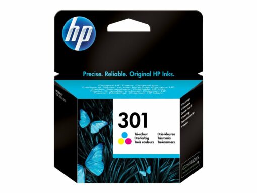 hp 301 farve cyan magenta gul 165 sider