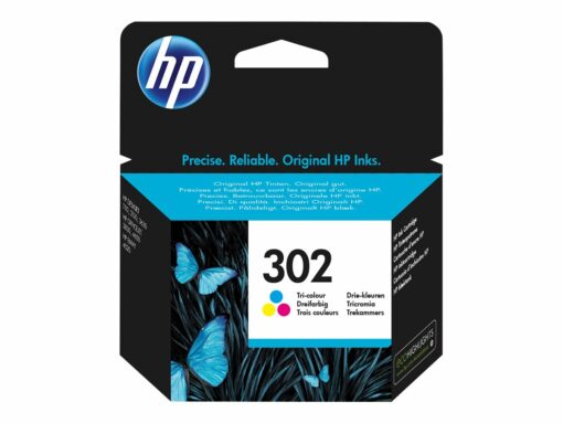 hp 302 farve cyan magenta gul