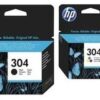 hp 304 combo pack sort farve cyan magenta gul