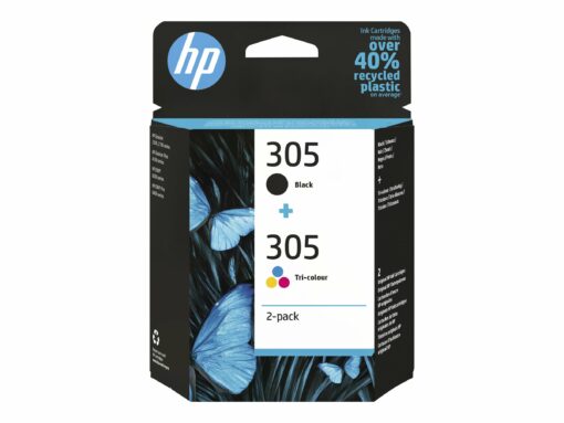 hp 305 sort farve cyan magenta gul