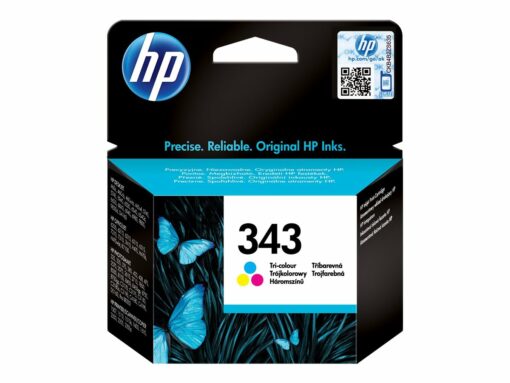 hp 343 farve cyan magenta gul 260 sider