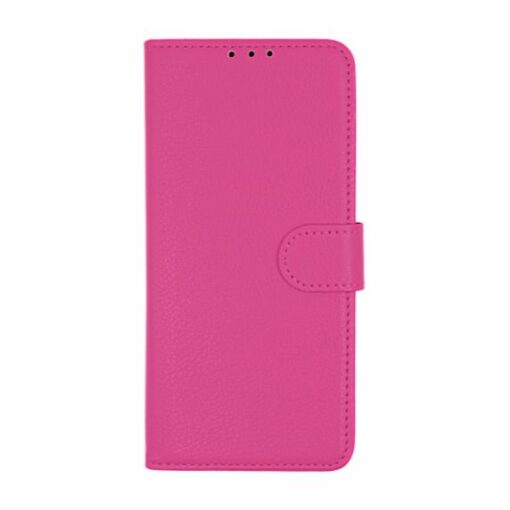 huawei p40 lite planboksfodral med stativ rosa