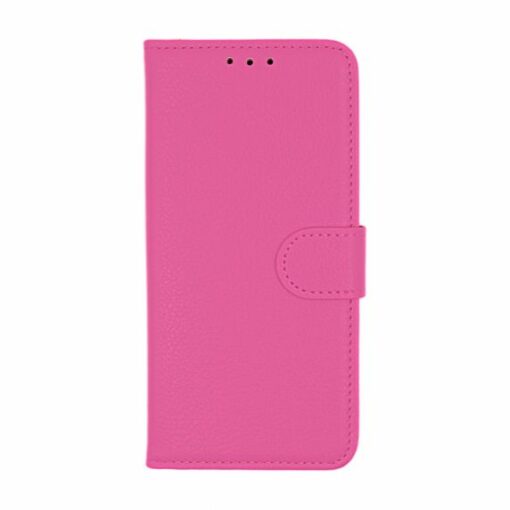 huawei p40 planboksfodral med stativ rosa