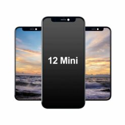 iphone 12 mini in cell skarm display svart