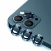 iphone 12 pro lins kameraskydd med metallram bla 3 pack 1