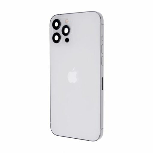 iphone 12 pro max baksida komplett ram silver 4