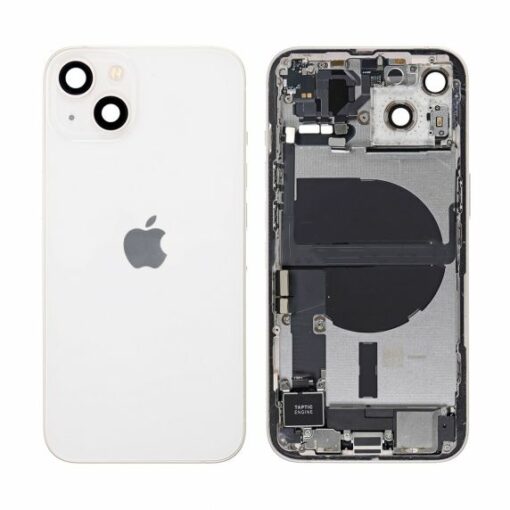 iphone 13 baksida komplett ram vit