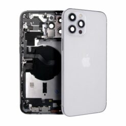 iphone 13 pro max baksida komplett ram silver