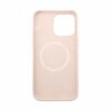 iphone 14 plus silikonskal rvelon magsafe sand rosa 2