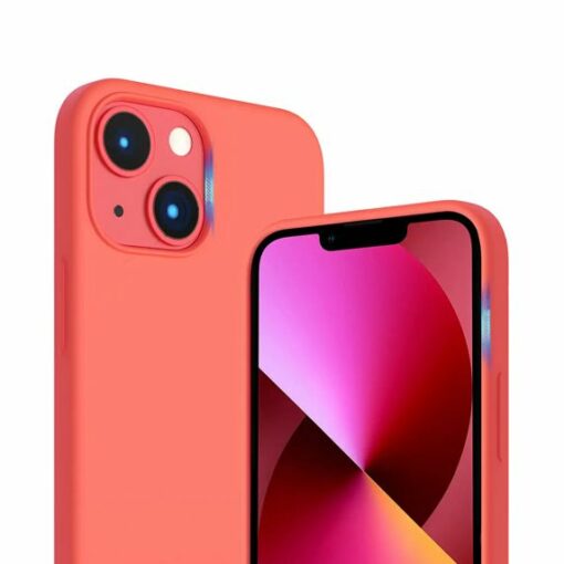iphone 14 plus silikonskal rvelon rosa 1
