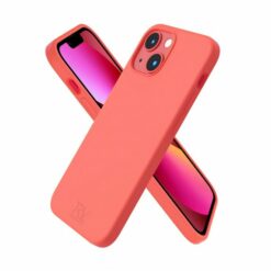 iphone 14 plus silikonskal rvelon rosa