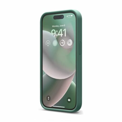 iphone 14 pro max silikonskal gron 1