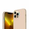 iphone 14 pro max silikonskal rvelon beige 1